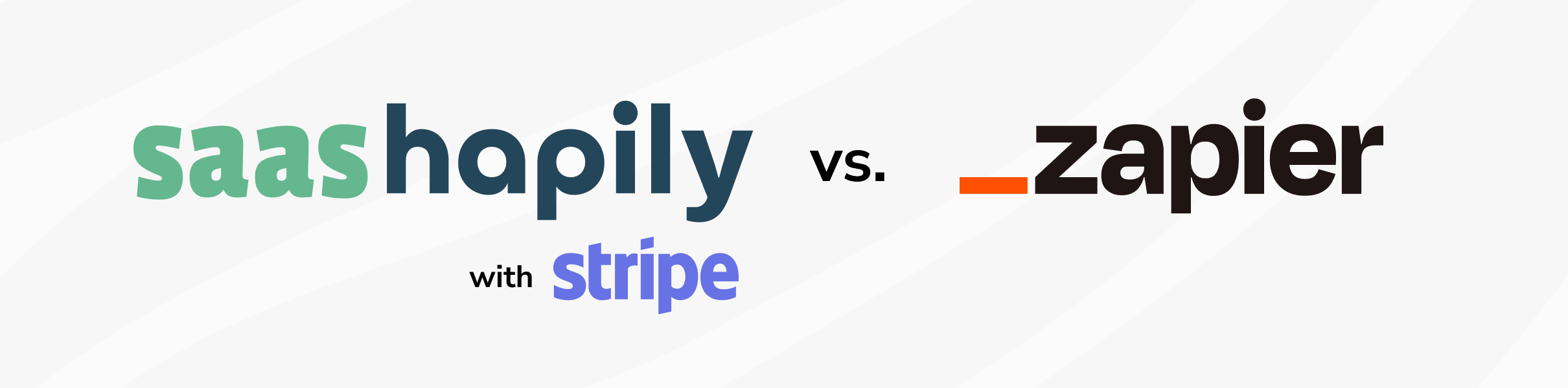 saas•hapily vs. Zapier